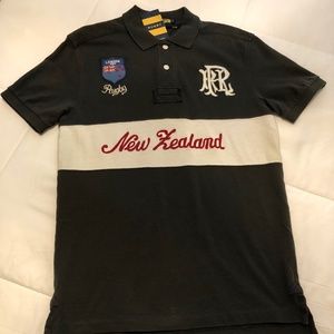 NWT RALPH LAUREN RUGBY 2 BUTTON POLO